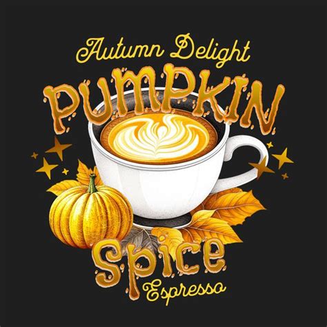 Pumpkin Spice Espresso Label Design Template — Customize it in Kittl