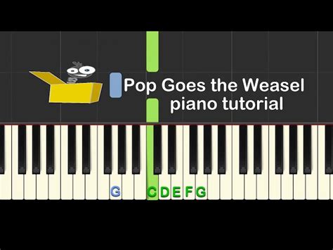 Pop Goes the Weasel - Easy Piano Sheet Music