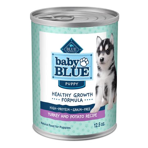 Blue Buffalo Baby BLUE Healthy Growth Formula with DHA, Turkey & Vegetable Recipe Natural Wet ...