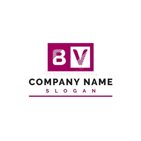 BV Logo Design. BV Letter Logo Vector Illustration - Vector Stock Vector - Illustration of line ...