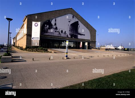 France Manche Cotentin Cherbourg museum Cite de la Mer (city of the sea) historic site where the ...