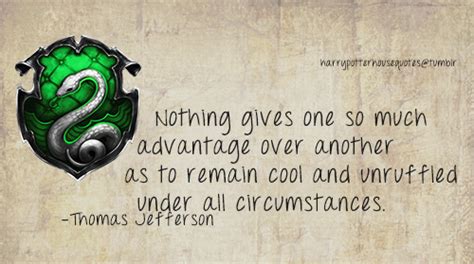 Slytherin House Quote Slytherin Quotes, Slytherin And Hufflepuff ...