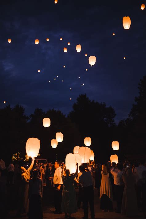 Chinese lanterns at this Indiana wedding | Chinese lanterns, Chinese ...