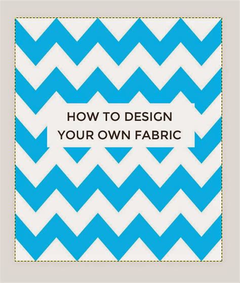 Tilly and the Buttons: How to Design Your Own Fabric