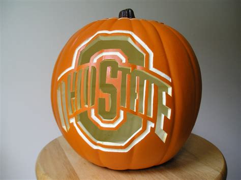 Ohio State Pumpkin Carving Templates