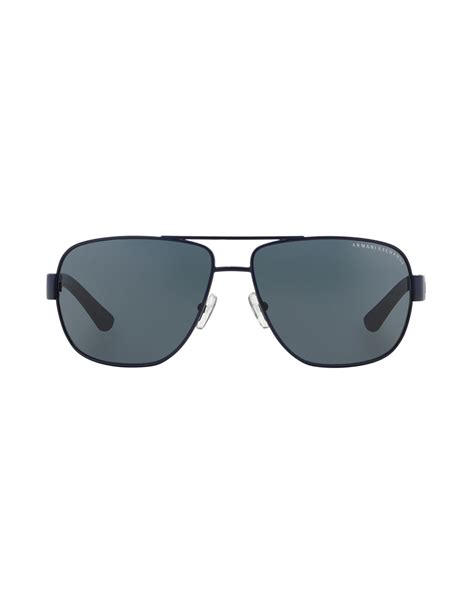 Armani exchange Sunglasses in Blue for Men | Lyst