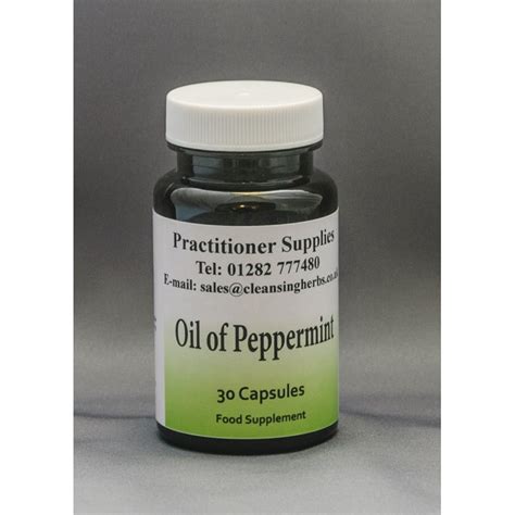 Practitioner Supplies | Peppermint Oil Capsules 30 caps