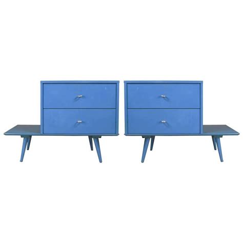 Pair of Vintage 1950s Modern Nightstands by Paul McCobb | From a unique collection of antique ...