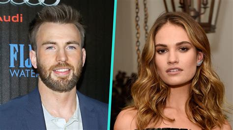 Chris Evans & Lily James Spotted Together On Night Out In London [Video]