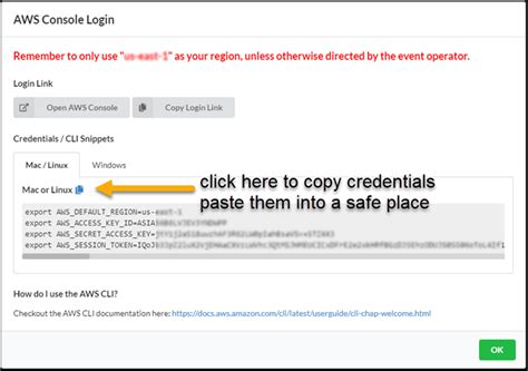 Setup AWS credentials and configuration :: AWS Well-Architected Labs