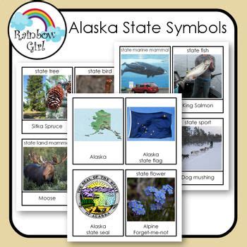 Alaska State Symbols | State symbols, Vocabulary cards, Symbols