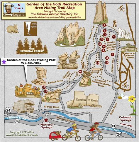 Garden of the Gods Hiking Trail interactive map | Hiking trail maps, Hiking map, Colorado vacation