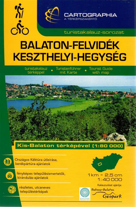 Balaton Uplands and Keszthely hills hiking atlas (map) – map.hu/en