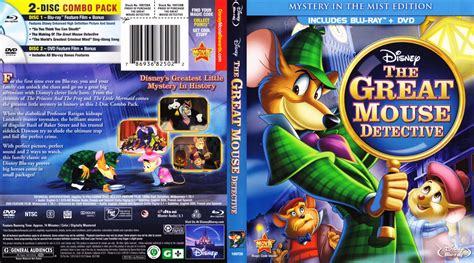 The Great Mouse Detective - Movie Blu-Ray Scanned Covers - Mouse ...