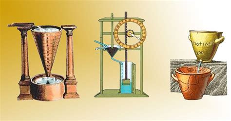 Historia: Las clepsidras datan de la antigüedad egipcia y se usaban especialmente durante la ...