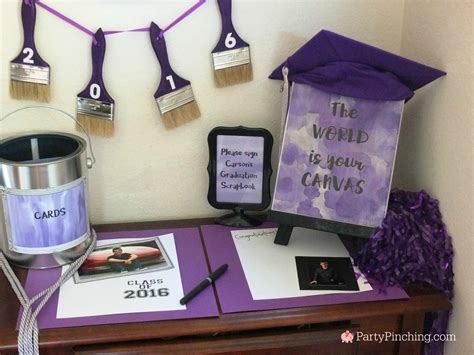 Art Theme Graduation Party - Graduation Party Ideas - Food Recipes