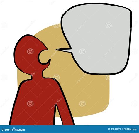 Talking head stock vector. Illustration of speech, young - 41333071