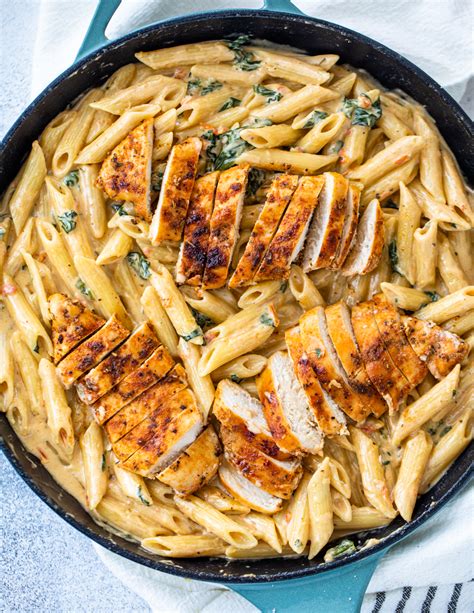 Creamy Garlic Chicken Pasta | Gimme Delicious