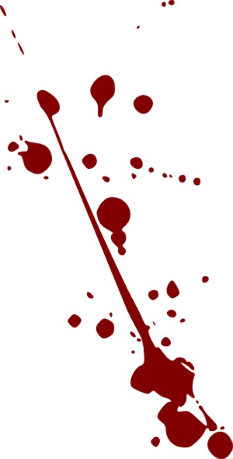 Blood Splatter Clipart Blood Splatter Clip Art At Clker - Blood Splatter Gif Transparent - Png ...