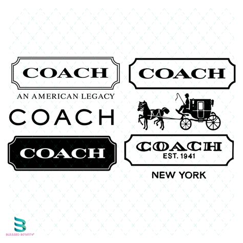 Black Coach Logo Background