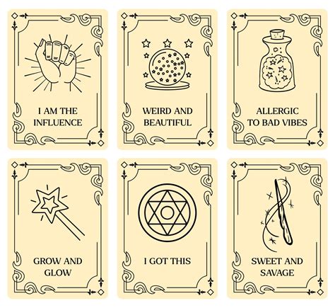 Color Yourself Tarot Cards - 10 Free PDF Printables | Printablee | Diy ...