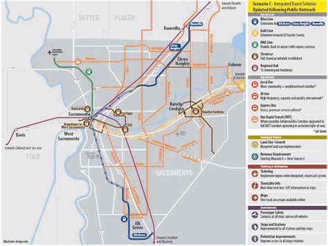 Sacramento Light Rail Map - Keith N Olivier