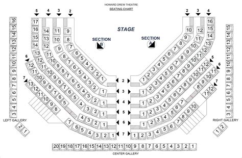 Seating Chart for Omaha Community Playhouse