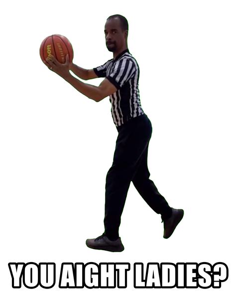 Basketball Referee Meme | Funny basketball pictures, Basketball funny ...