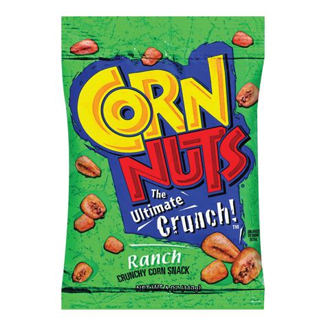 Corn Nuts 422770 Corn Nut, Ranch Crunchy, 4 oz, Bag