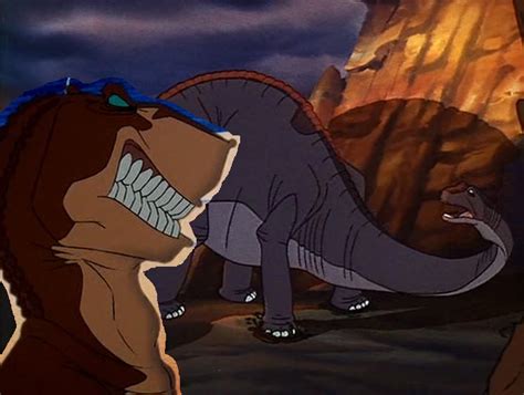 The Land Before Time crossover: Littlefoot's mom vs Rex - The Land ...