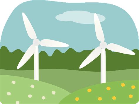 Animated Wind Turbine Cartoon