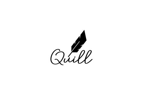 Quill Logo Design Graphic by eartdesign · Creative Fabrica