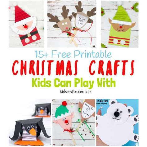 Printable Christmas Crafts For Kids To Play With - Kids Craft Room