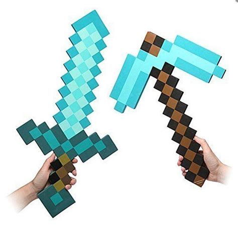 Digital To Real Life: DIY Minecraft Sword Minecraft Diamond Sword, Minecraft Sword, Minecraft ...