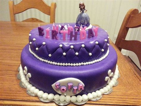 Delicious Sofia the First Tres Leches Cake