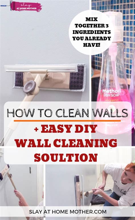 How To Wash Walls - Homemade Wall Cleaner Recipe | Cleaning walls, Window cleaning tips, House ...