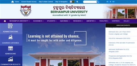 Berhampur University Recruitment 2023 Apply For RA, TA And Office Assistant Posts | Latest Job ...