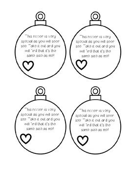 Christmas Ornament Tag (include ribbon) Gift for Family by Terri Kreamer