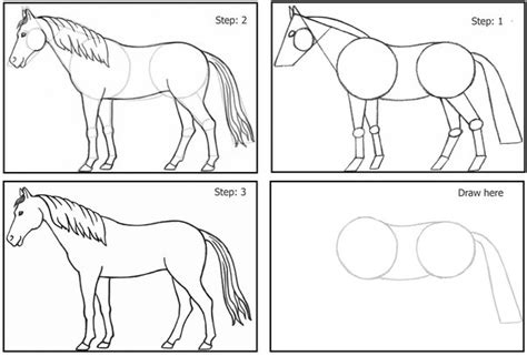Easy Drawing Of Horse – drawspaces.com