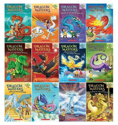 Scholastic Branches DRAGON MASTERS Childrens Series by Tracey West Book Set 1-12 - Children ...