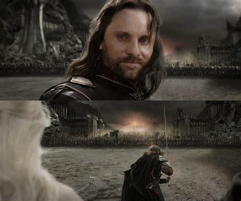 Aragorn Black Gate for Frodo - Meme Template - MeMesPortal