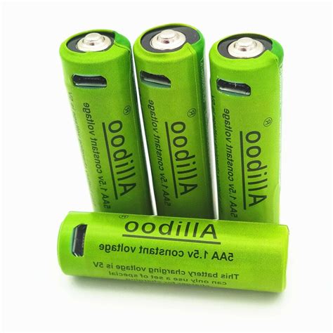 AA Rechargeable Batteries 1.5V 1500mAh USB Lithium Polymer