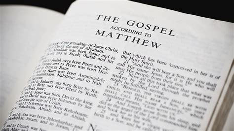 Lesson 5: The Gospel According to Matthew : Frontline Study