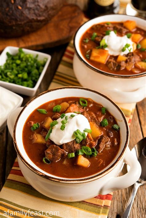 Beef Goulash Soup - A Family Feast®