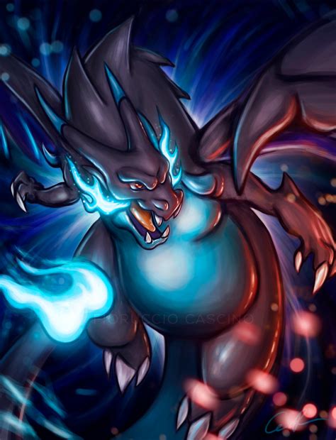 Mega Charizard X Fanart by Gallardose on DeviantArt