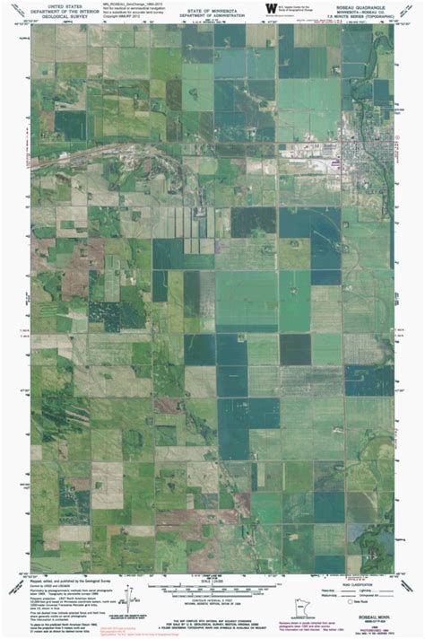 MN-ROSEAU: GeoChange 1965-2013 Map by Western Michigan University | Avenza Maps