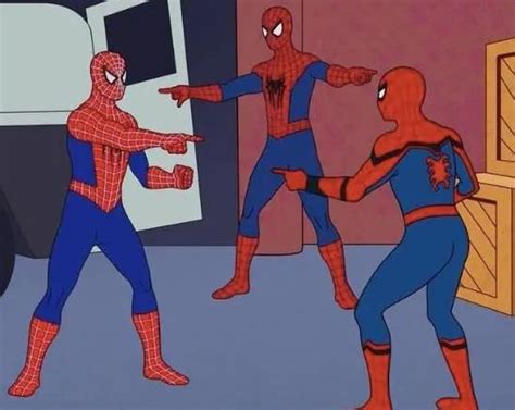 3 Spiderman Pointing Blank Template - Imgflip