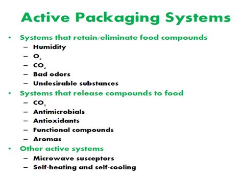 Active Packaging