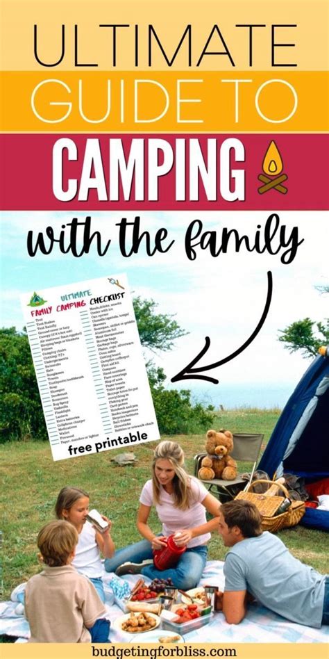 Ultimate guide to family camping on a budget – Artofit