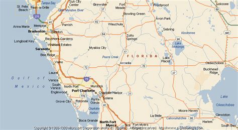 Map Of Arcadia Florida | Maps Of Florida